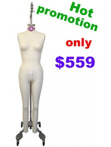 Dress form Size 8 Industry Grade Missy Full Body Dress Form (605A)